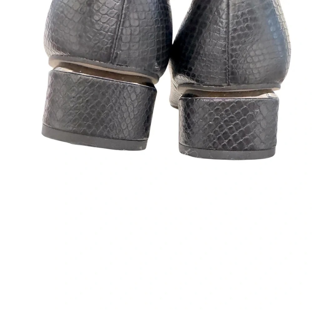 Franco‎ Sarto Citrus Snake Embossed Pump | Black Size 5.5